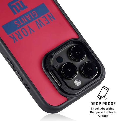 NFL New York Giants Red Performance Series iPhone 14 Pro Kickstand Case