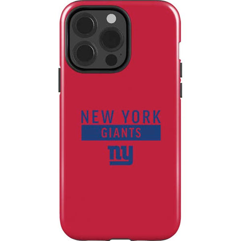 NFL New York Giants Red Performance Series iPhone 15 Pro Impact Case