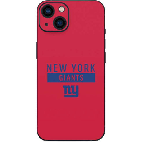 NFL New York Giants Red Performance Series iPhone 15 Skin