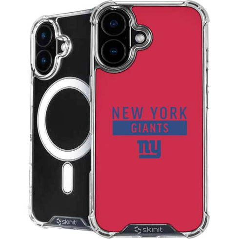 NFL New York Giants Red Performance Series iPhone 16 Plus MagSafe Case