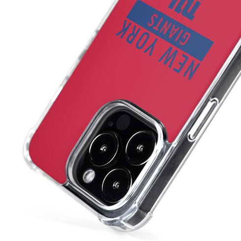 NFL New York Giants Red Performance Series iPhone 16 Pro MagSafe Case