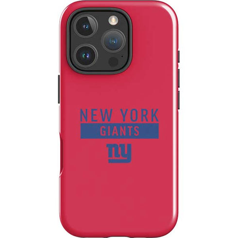 NFL New York Giants Red Performance Series iPhone 16 Pro Max Impact Case