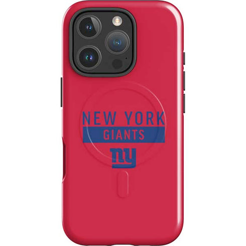 NFL New York Giants Red Performance Series iPhone 16 Pro Max Magsafe Impact Case