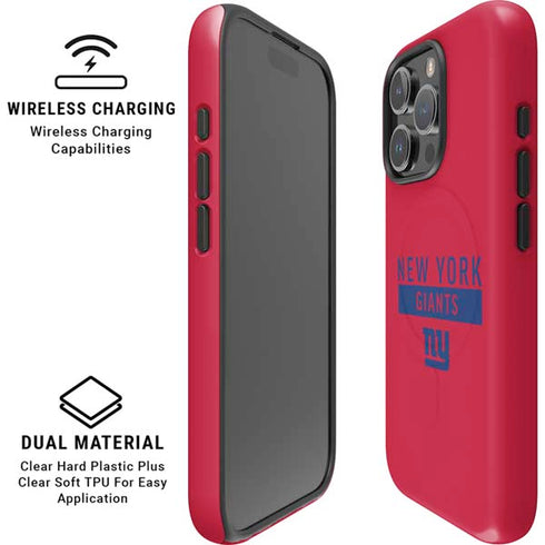 NFL New York Giants Red Performance Series iPhone 16 Pro Max Magsafe Impact Case