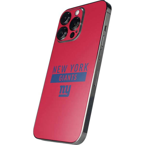 NFL New York Giants Red Performance Series iPhone 16 Pro Max Skin