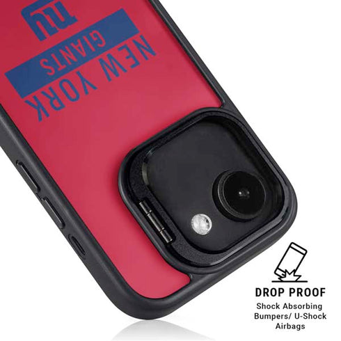 NFL New York Giants Red Performance Series iPhone 16e Kickstand Case