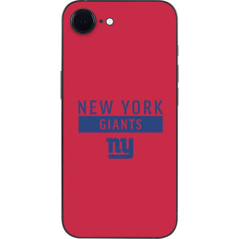NFL New York Giants Red Performance Series iPhone 16e Skin
