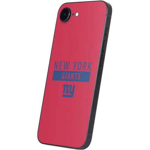NFL New York Giants Red Performance Series iPhone 16e Skin