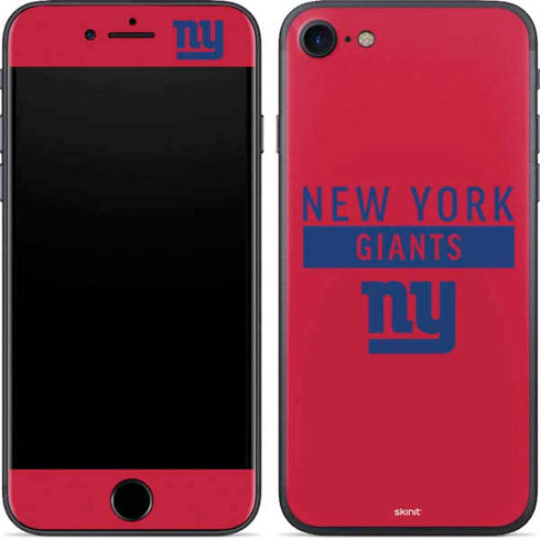 NFL New York Giants Red Performance Series iPhone 8 Skin