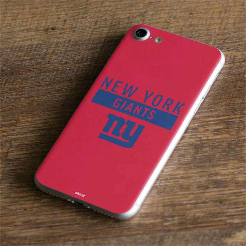 NFL New York Giants Red Performance Series iPhone 8 Skin
