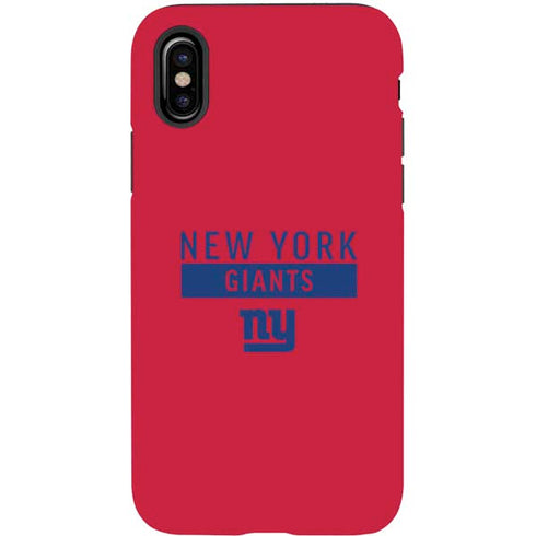 NFL New York Giants Red Performance Series iPhone X Pro Case