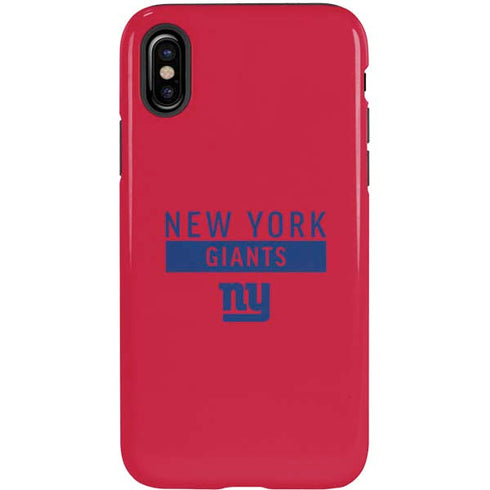 NFL New York Giants Red Performance Series iPhone XS Pro Case