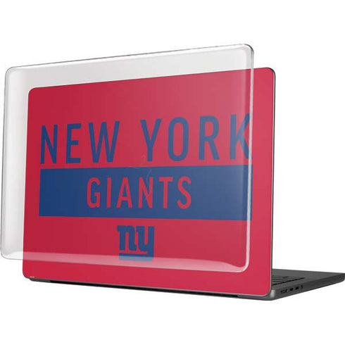 NFL New York Giants Red Performance Series MacBook Pro 14in (2021-24) Case plus Skin