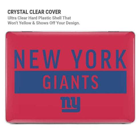 NFL New York Giants Red Performance Series MacBook Pro 14in (2021-24) Case plus Skin