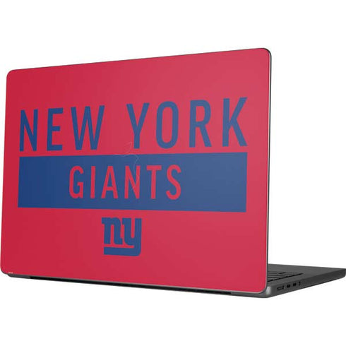NFL New York Giants Red Performance Series Apple MacBook Pro 14-inch Skin