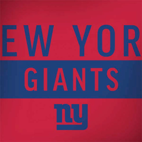 NFL New York Giants Red Performance Series MacBook Skins