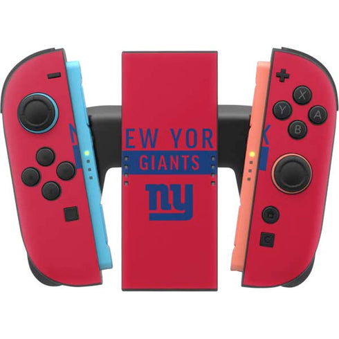 NFL New York Giants Red Performance Series Nintendo Switch 2 (2025) Joy-Con Controller Skin