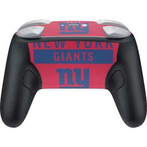 NFL New York Giants Red Performance Series Nintendo Switch 2 (2025) Pro Controller Skin