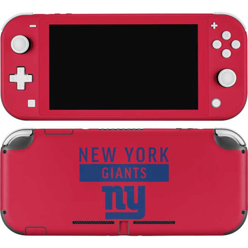 NFL New York Giants Red Performance Series Nintendo Skins