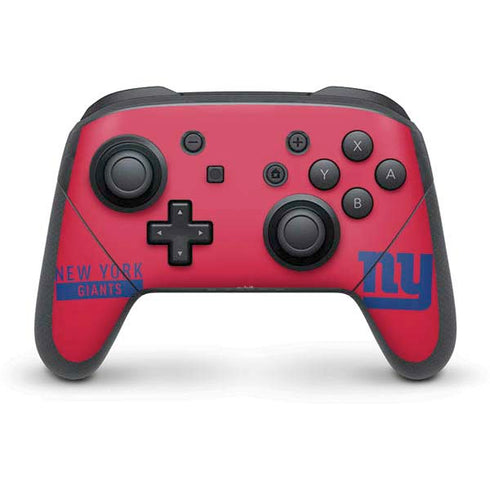 NFL New York Giants Red Performance Series Nintendo Skins