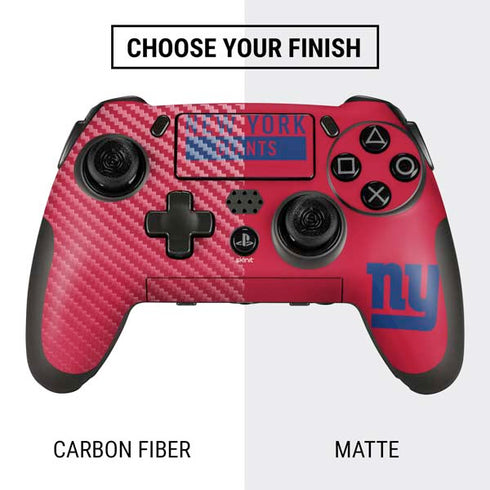 NFL New York Giants Red Performance Series PlayStation Scuf Vantage 2 Controller Skin