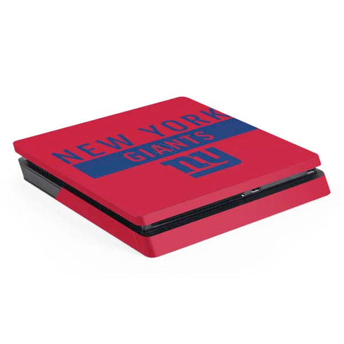 NFL New York Giants Red Performance Series PlayStation PS4 Skins