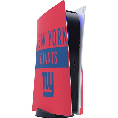 NFL New York Giants Red Performance Series PlayStation PS5 Skins