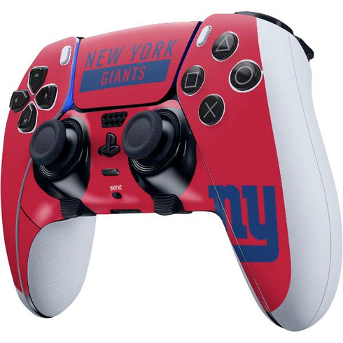 NFL New York Giants Red Performance Series PS5 DualSense Edge Pro Controller Skin