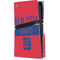 NFL New York Giants Red Performance Series PS5 Pro Disk Console Skin
