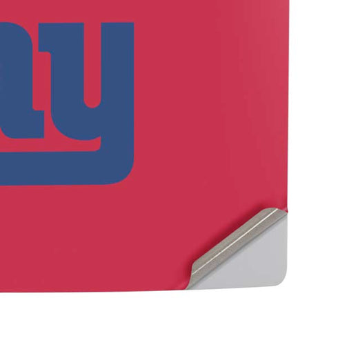 NFL New York Giants Red Performance Series PS5 Pro Disk Console Skin