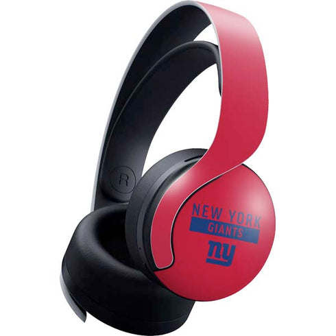NFL New York Giants Red Performance Series PULSE 3D Wireless Headset for PS5 Skin