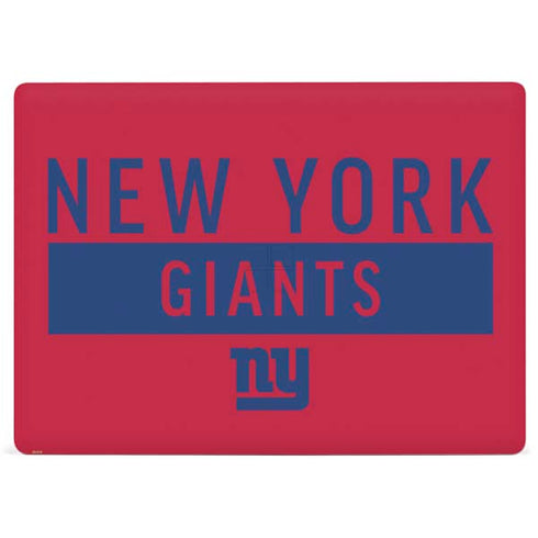 NFL New York Giants Red Performance Series Surface Laptop 3 13.5in Skin