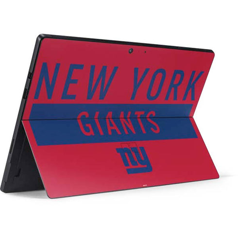 NFL New York Giants Red Performance Series Surface Pro 7 Skin