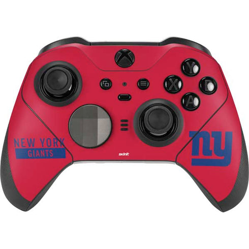NFL New York Giants Red Performance Series Xbox Elite Wireless Controller Series 2 Skin
