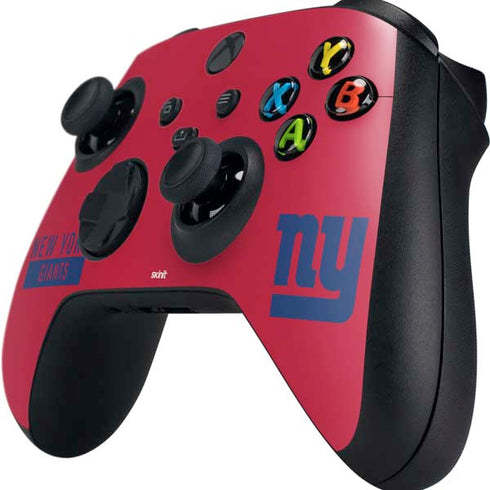 NFL New York Giants Red Performance Series Xbox Series X Controller Skin