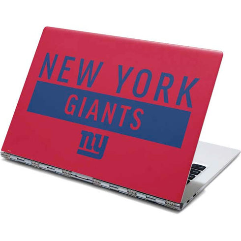 NFL New York Giants Red Performance Series Yoga 910 2-in-1 14in Touch-Screen Skin