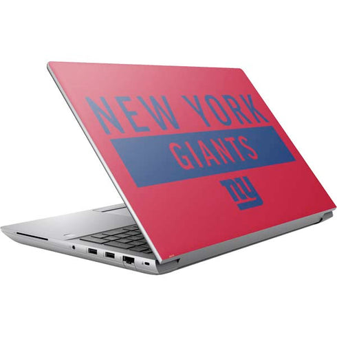NFL New York Giants Red Performance Series HP ZBook Fury 16 G10 Skin