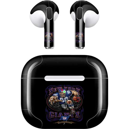 Liquid Blue NFL New York Giants Running Back Apple AirPods (3rd Gen 2021) Skin