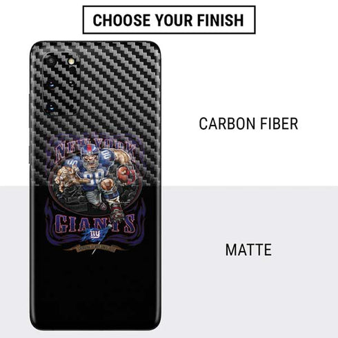 Liquid Blue NFL New York Giants Running Back Galaxy S20 Plus Skin