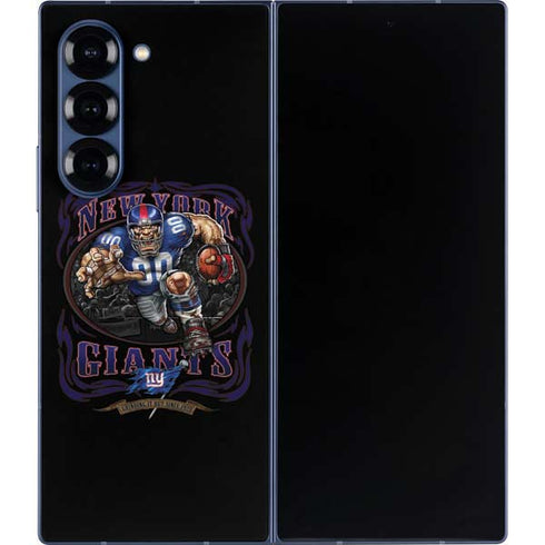 Liquid Blue NFL New York Giants Running Back Galaxy Z Fold6 Skin