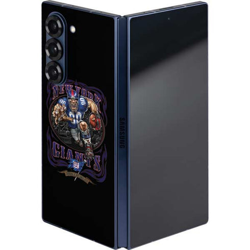 Liquid Blue NFL New York Giants Running Back Galaxy Z Fold6 Skin