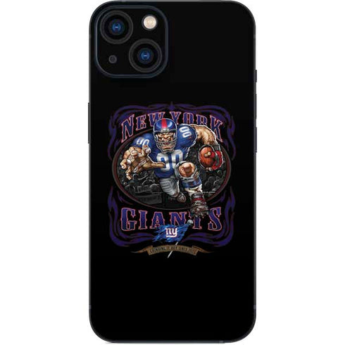 Liquid Blue NFL New York Giants Running Back iPhone Skins