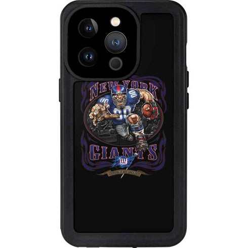 Liquid Blue NFL New York Giants Running Back iPhone 15 Pro Waterproof Case
