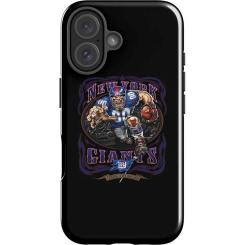 Liquid Blue NFL New York Giants Running Back iPhone 16 Impact Case