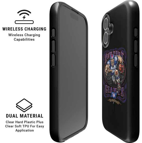 Liquid Blue NFL New York Giants Running Back iPhone 16 Magsafe Impact Case