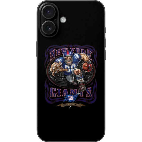 Liquid Blue NFL New York Giants Running Back iPhone 16 Plus Skin