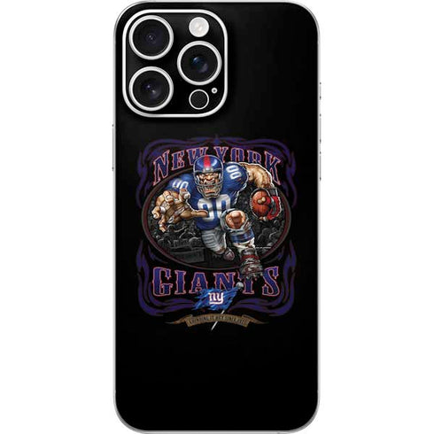 Liquid Blue NFL New York Giants Running Back iPhone 16 Pro Max Skin