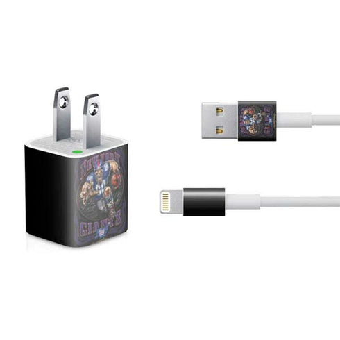 Liquid Blue NFL New York Giants Running Back iPhone Charger (5W USB) Skin