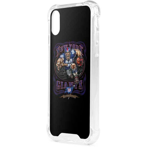 Liquid Blue NFL New York Giants Running Back iPhone XS Clear Case