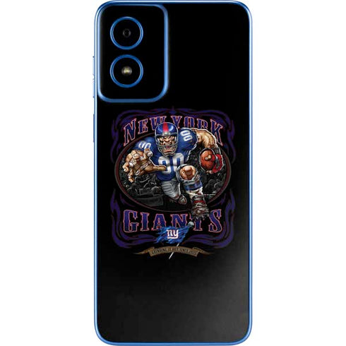 Liquid Blue NFL New York Giants Running Back Moto G Play 4G (2024) Skin